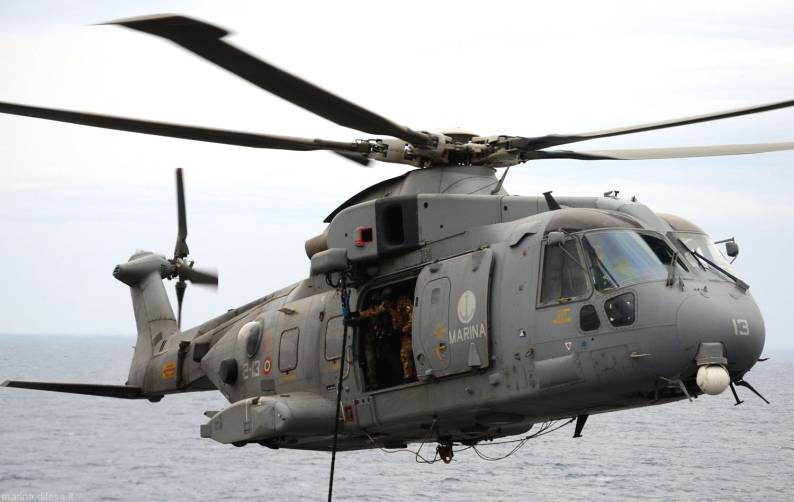 agusta westland eh-101 asw asuw aew ash helicopter italian navy marina militare italiana