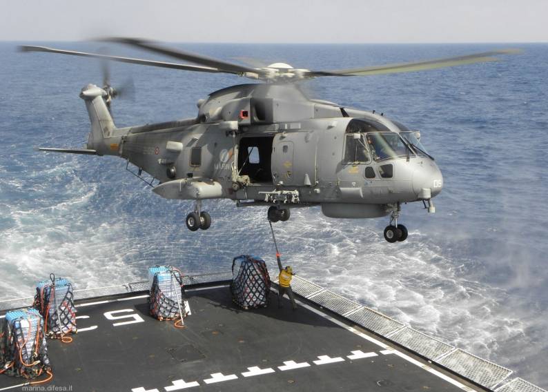 agusta westland aw-101 eh-101 helicopter italian navy marina militare italiana asw asuw aew ash