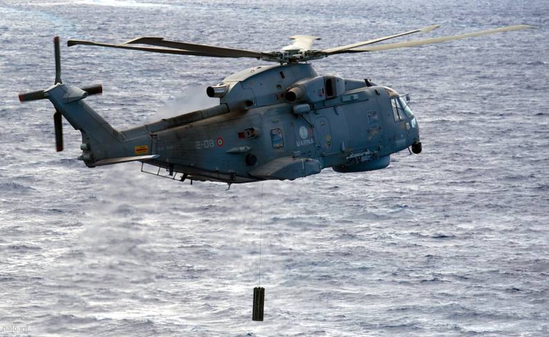 eh-101 asw helicopter italian navy
