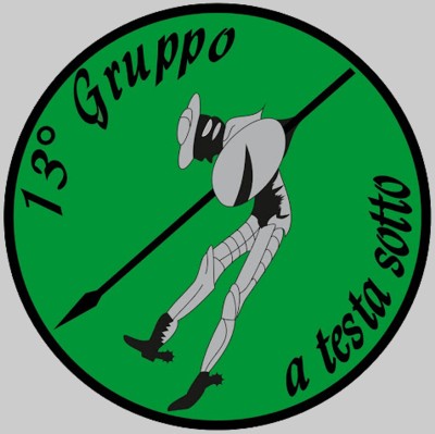 13 gruppo 32 stormo 13th group 32nd wing italian air force aeronautica insignia crest patch badge