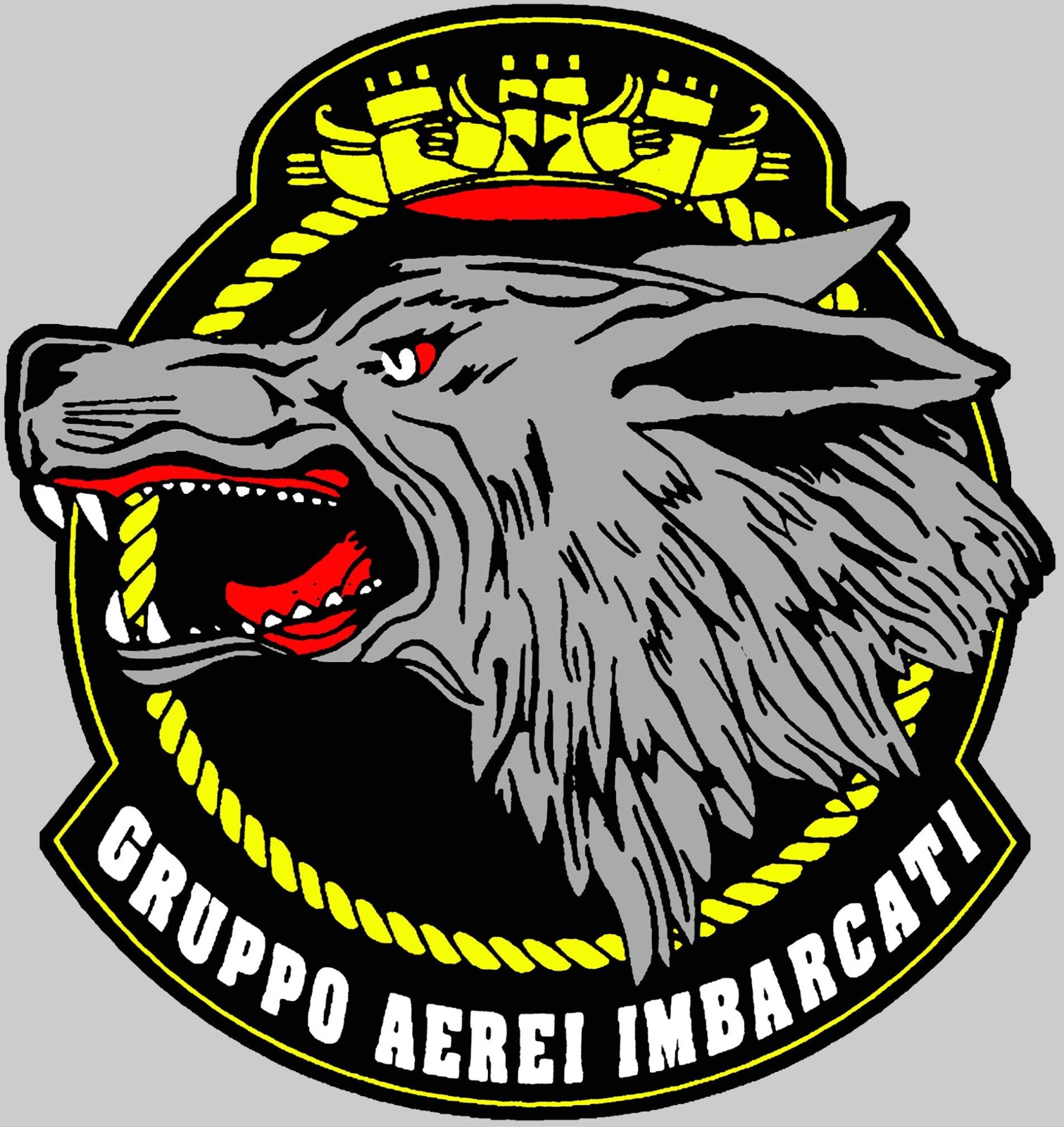 gruppo aerei imbarcati grupaer insignia crest patch av-8b harrier italian navy maristaer grottaglie 02c