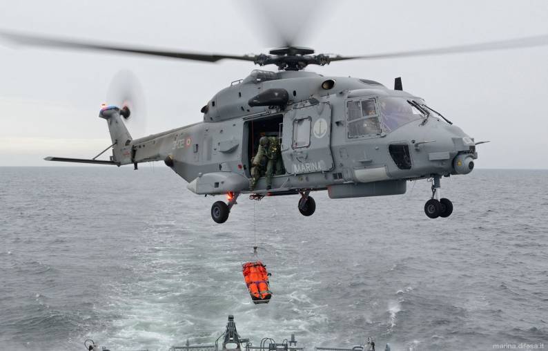 nh industries nh-90 nfh tth sh-90a uh-90a helicopter italian navy marina militare italiana