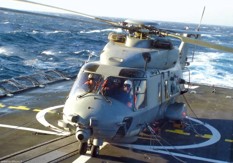 nh90 nfh tth helicopter sh-90a uh-90a nato frigate helicopter tactical transport italian navy
