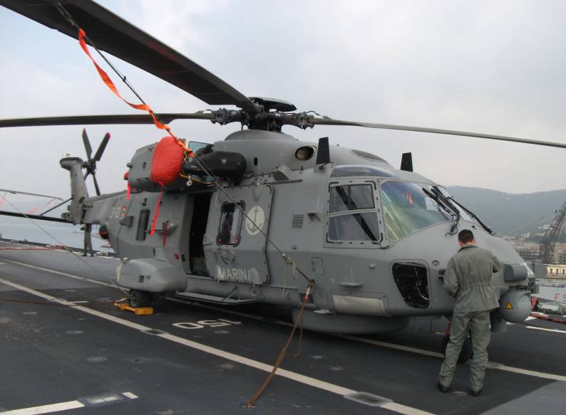 nh-90 sh-90a asw helicopter italian navy