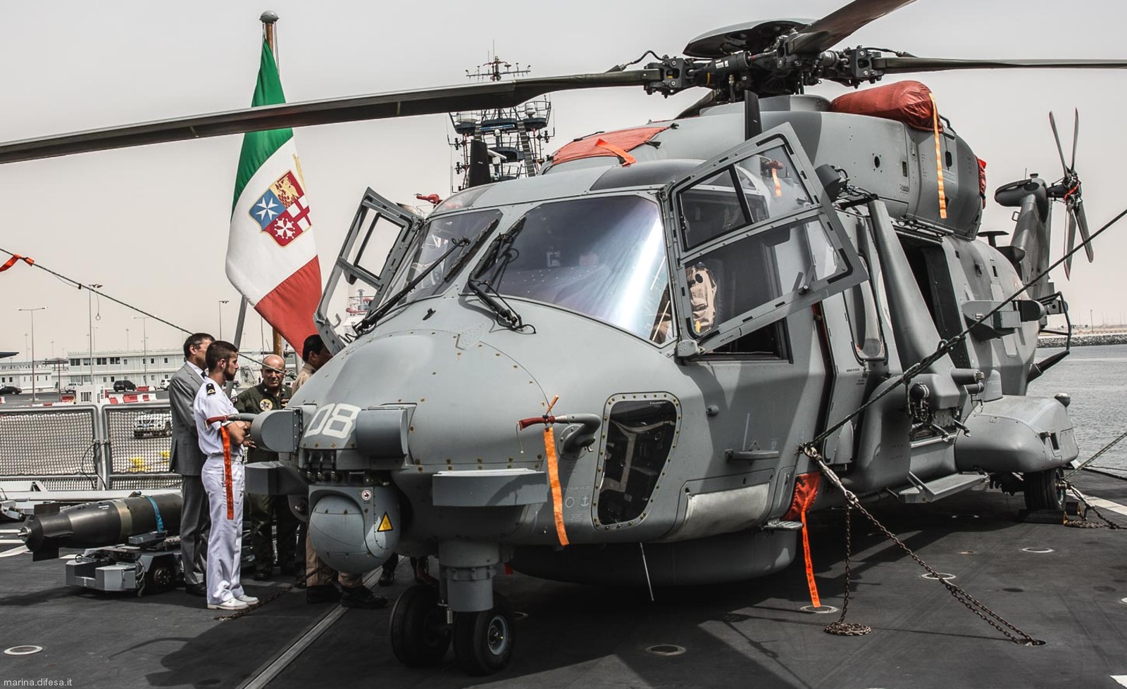 sh-90a nfh helicopter italian navy marina militare mm81584 3-08 22