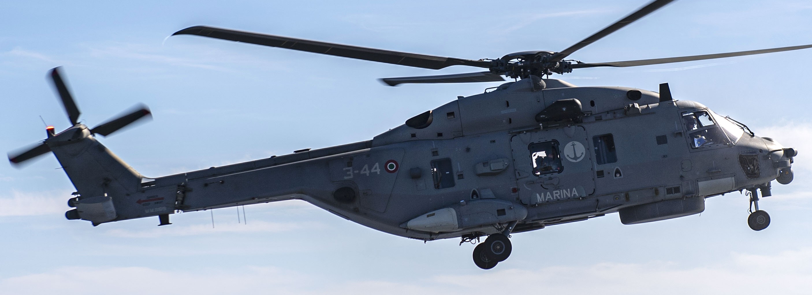 sh-90a nfh helicopter italian navy marina militare mm81619 3-44 49