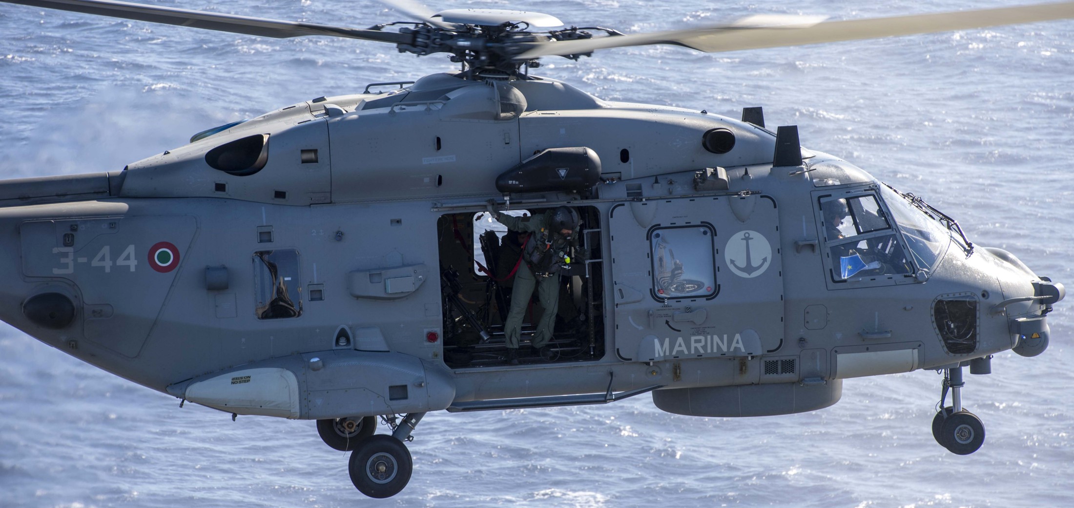 sh-90a nfh helicopter italian navy marina militare mm81619 3-44 50