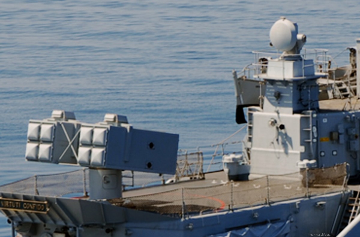 minerva class corvette italian navy marina militare albatros launcher aspide sam missile rtn-30x spg-76 fire control radar