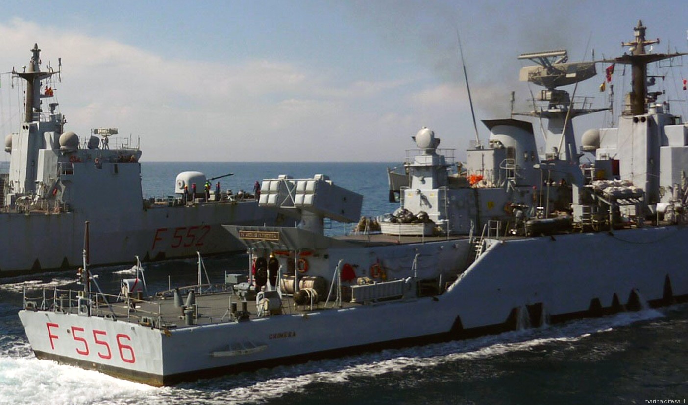 f-556 chimera nave its minerva class corvette italian navy marina militare 05 aspide sam missile