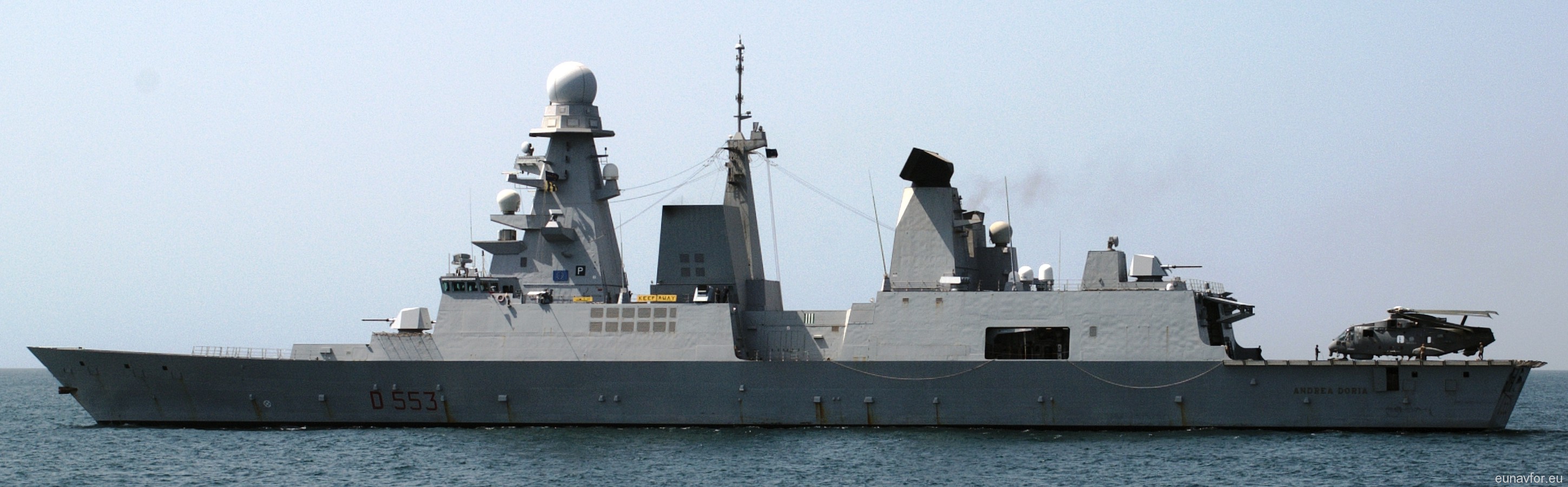 d-553 its andrea doria guided missile destroyer ddgh horizon class italian navy 04