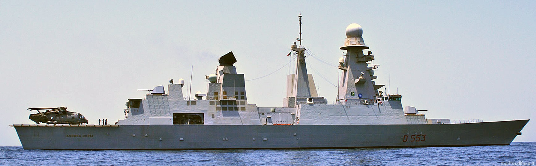 d-553 its andrea doria guided missile destroyer ddgh horizon class italian navy 11