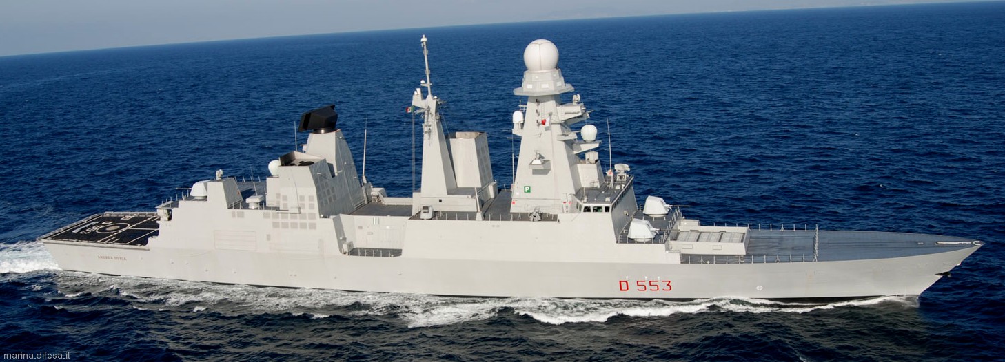d-553 its andrea doria guided missile destroyer ddgh horizon class italian navy 19