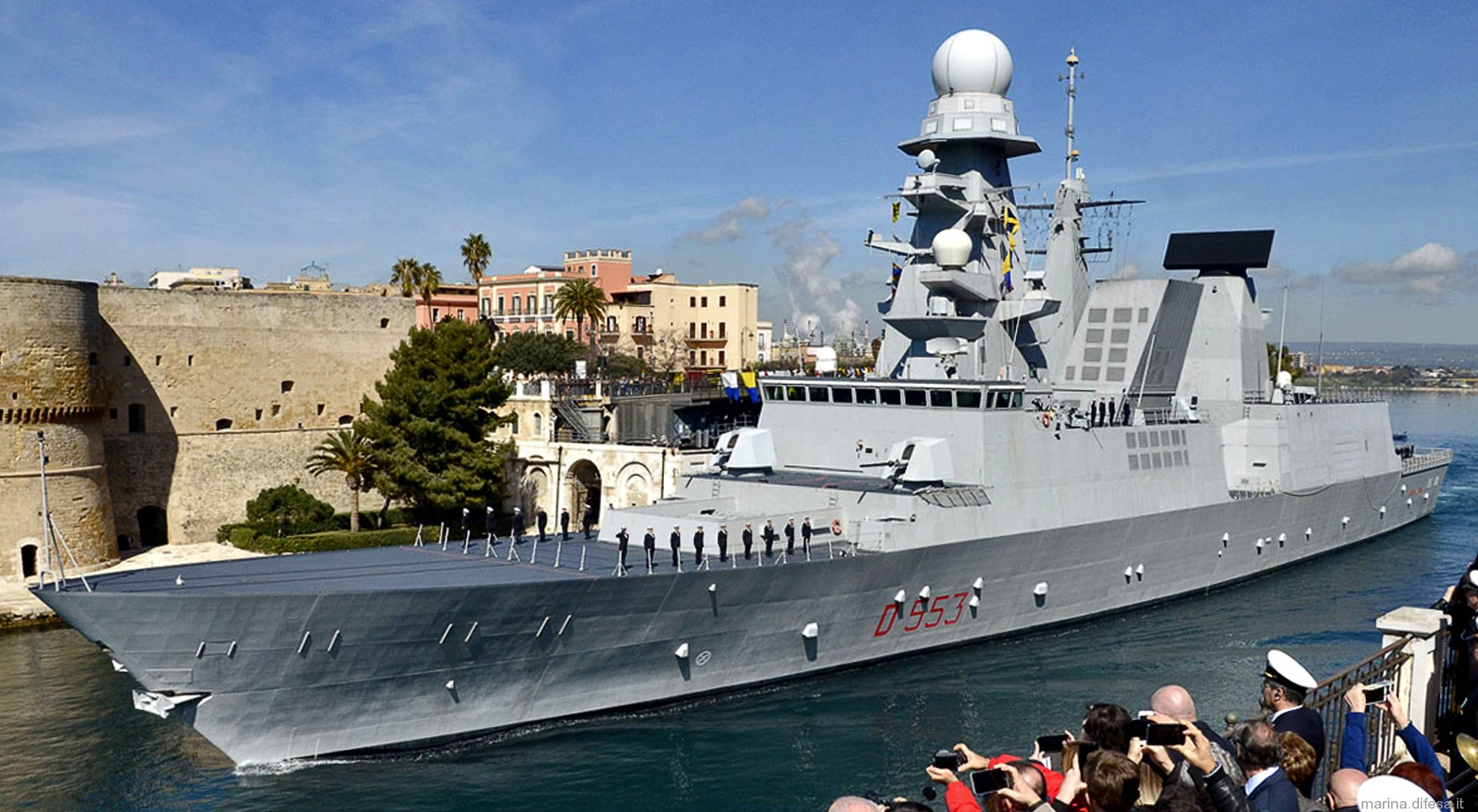 d-553 its andrea doria guided missile destroyer ddgh horizon class italian navy 21