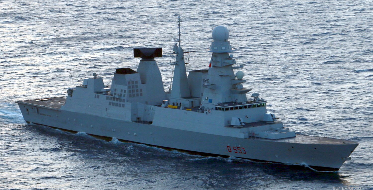 d-553 its andrea doria guided missile destroyer ddgh horizon class italian navy 28