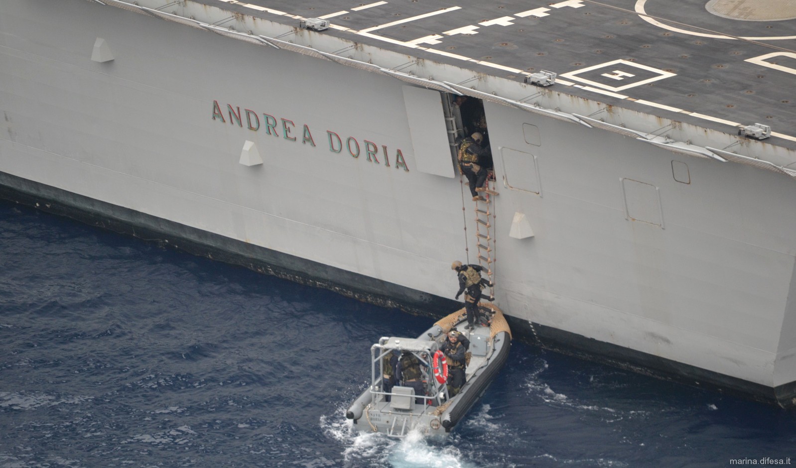 d-553 its andrea doria guided missile destroyer ddgh horizon class italian navy 36