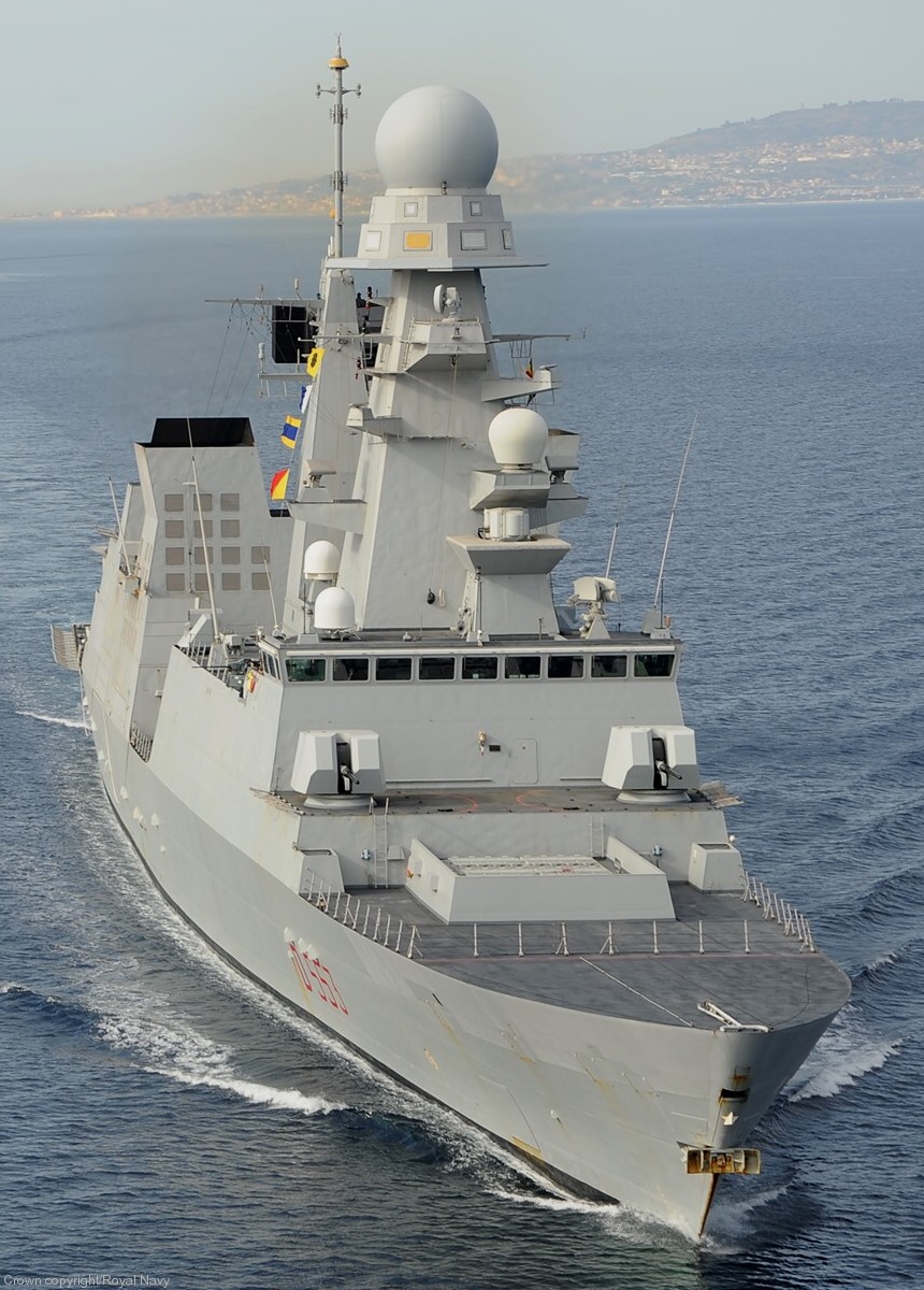 d-553 its andrea doria guided missile destroyer ddgh nave horizon class italian navy 47