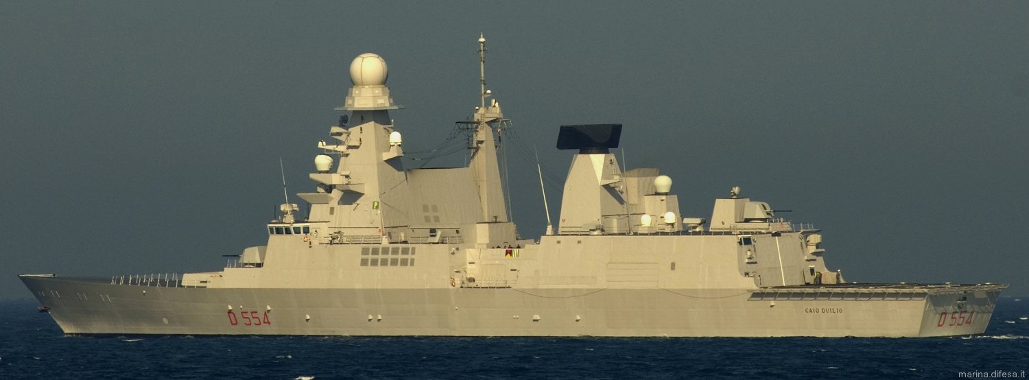 d-554 caio duilio its nave horizon class guided missile destroyer italian navy 17