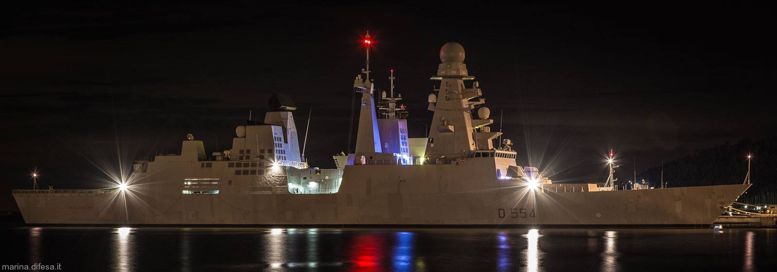 d-554 caio duilio its nave horizon class guided missile destroyer italian navy 31