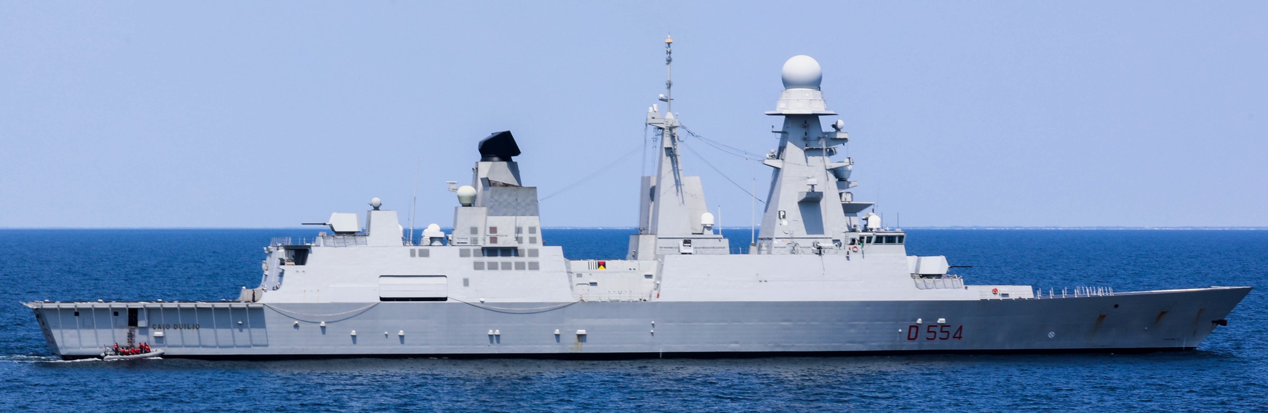 d-554 caio duilio its nave horizon class guided missile destroyer ddgh italian navy marina militare 46