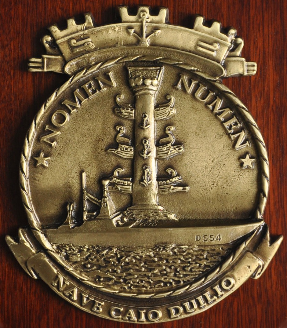 d-554 caio duilio its nave insignia crest patch badge horizon class guided missile destroyer italian navy marina militare 02x