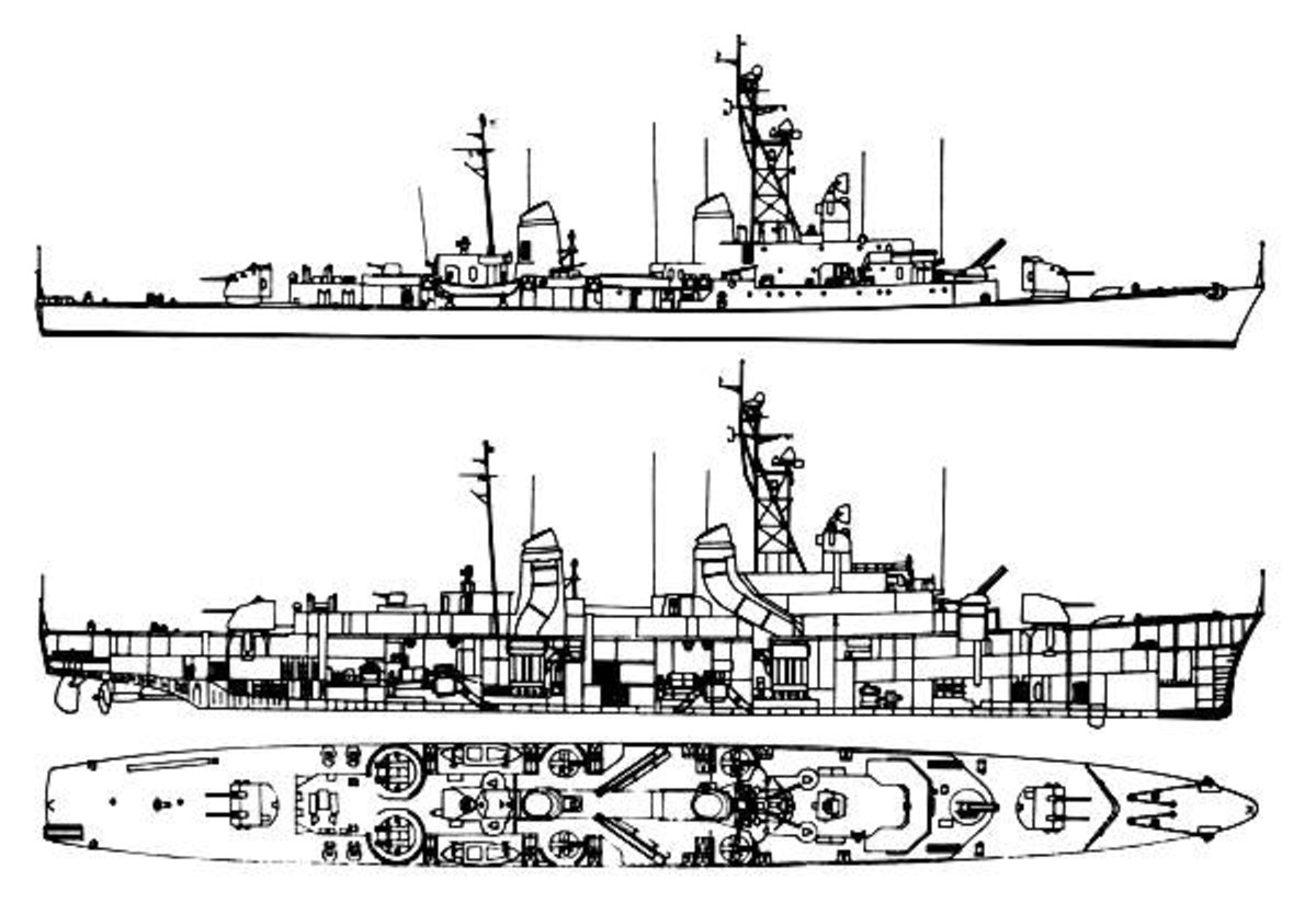 impetuoso class destroyer italian navy marina militare indomito d-558 d-559 nave 09c