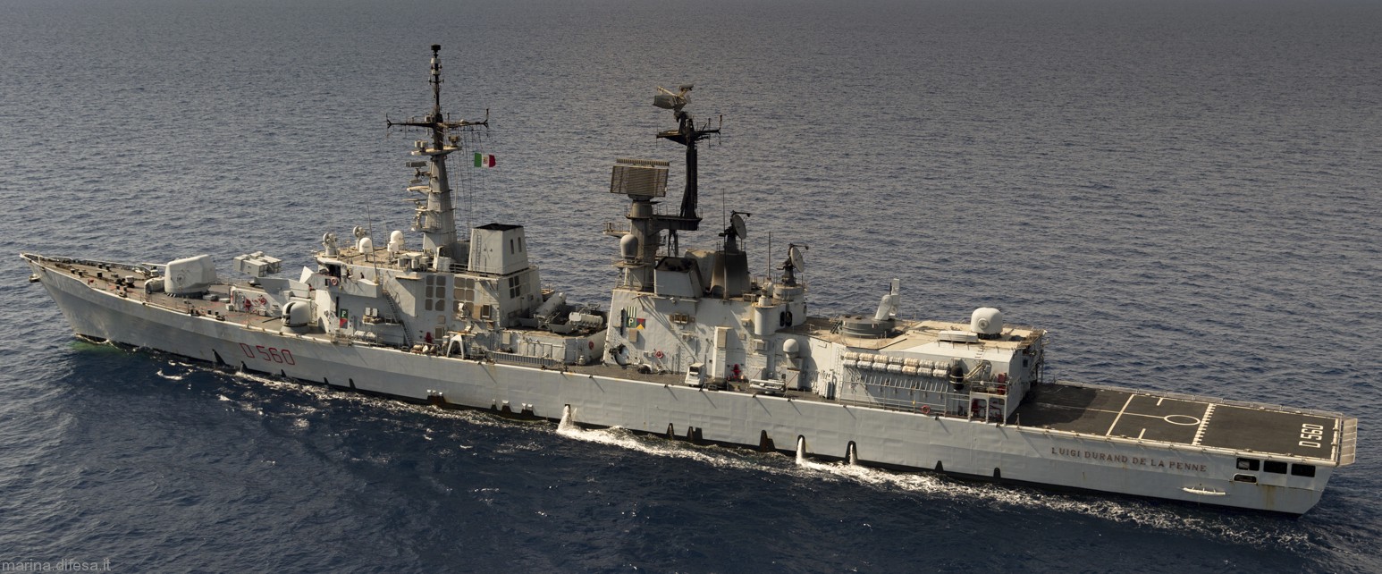 d-560 luigi durand de la penne its nave guided missile destroyer ddg italian navy marina militare 27