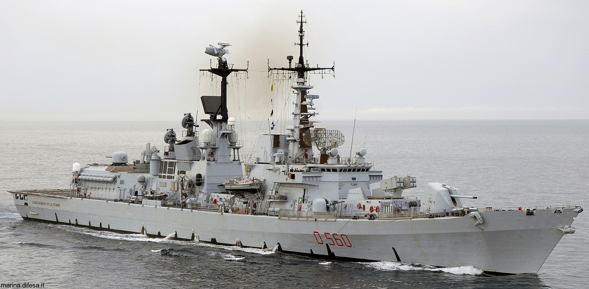 d-560 luigi durand de la penne its nave guided missile destroyer italian navy 48c