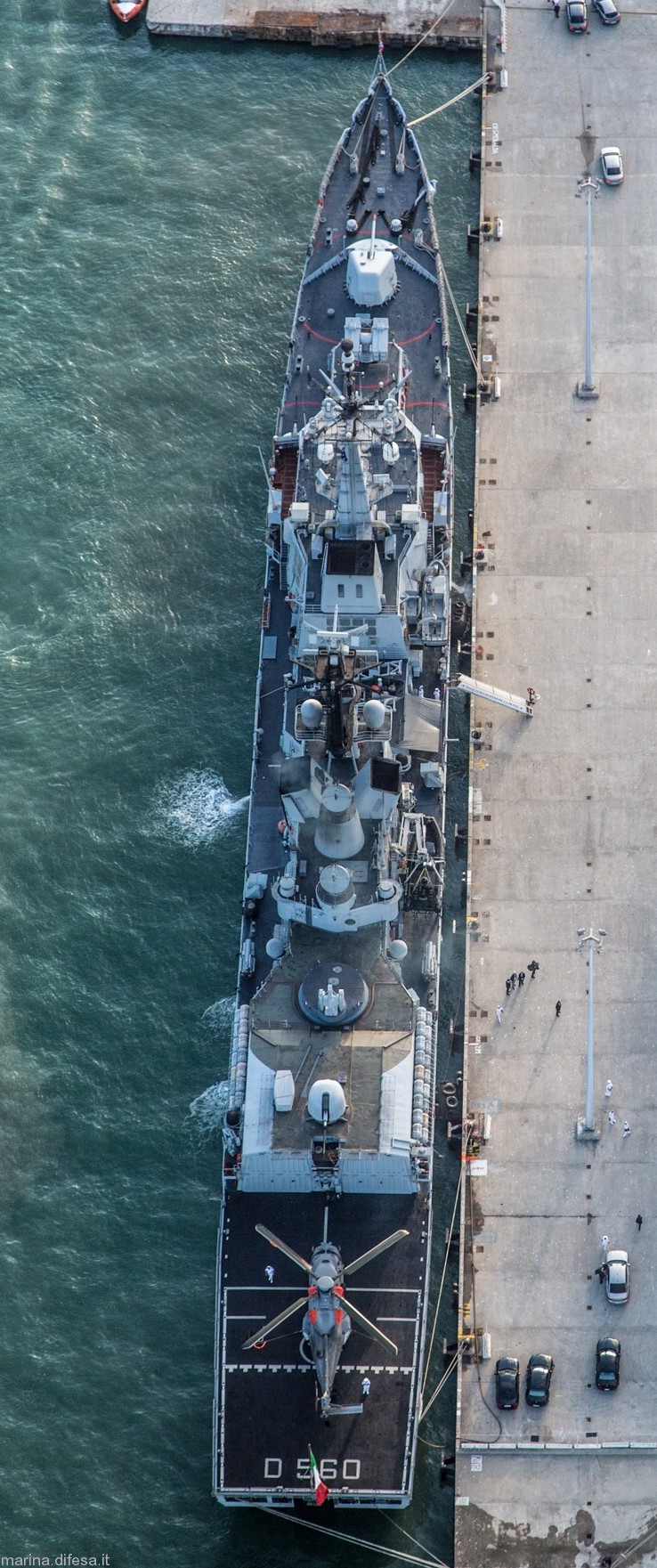 d-560 luigi durand de la penne its nave guided missile destroyer ddg italian navy marina militare 59