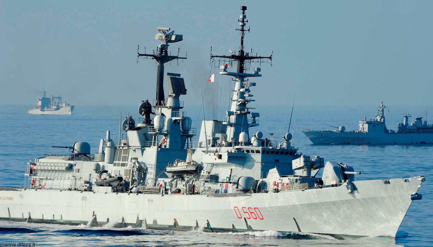 d-560 luigi durand de la penne its nave guided missile destroyer ddg italian navy marina militare 63