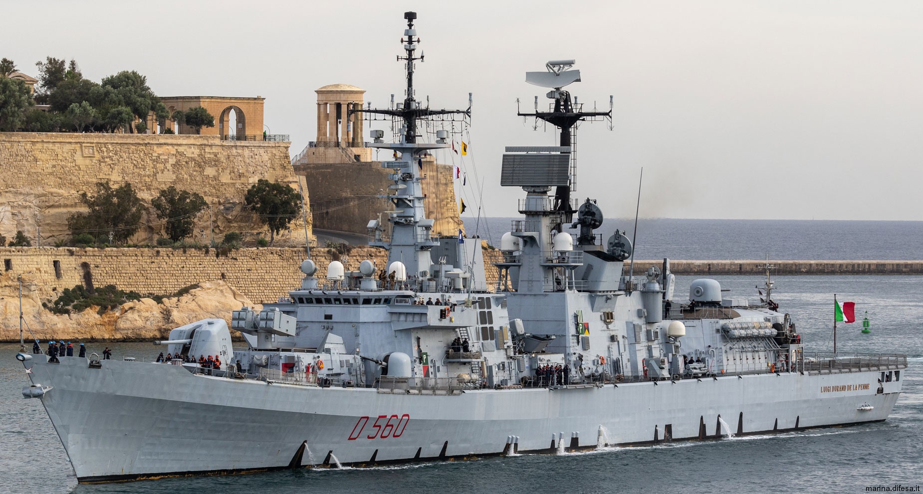 d-560 luigi durand de la penne its nave guided missile destroyer ddg italian navy marina militare 78