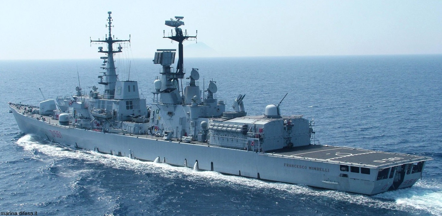 d-561 francesco mimbelli its nave guided missile destroyer ddg italian navy marina militare 11