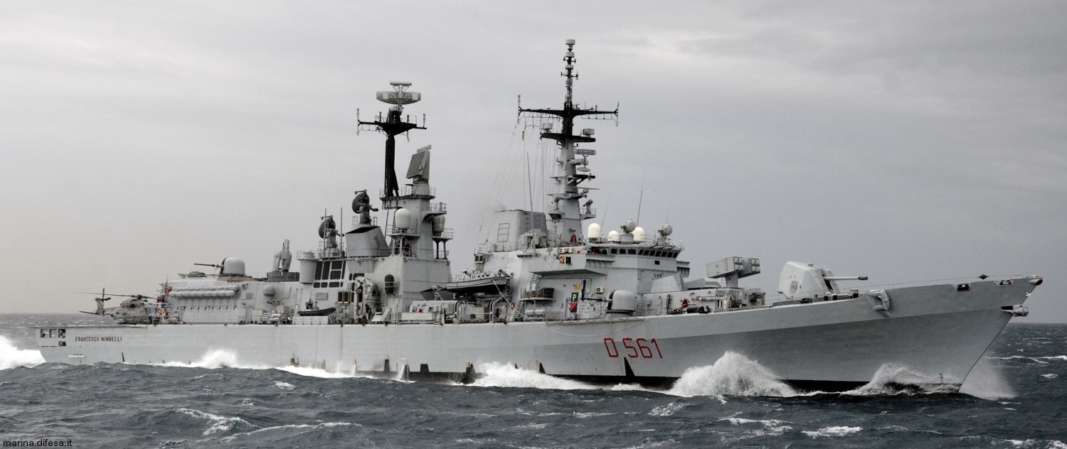 d-561 francesco mimbelli its nave guided missile destroyer ddg italian navy marina militare 16