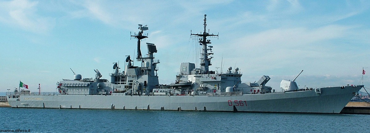 d-561 francesco mimbelli its nave guided missile destroyer ddg italian navy marina militare 31