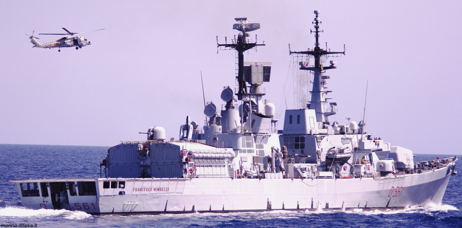 d-561 francesco mimbelli its nave guided missile destroyer ddg italian navy marina militare 36