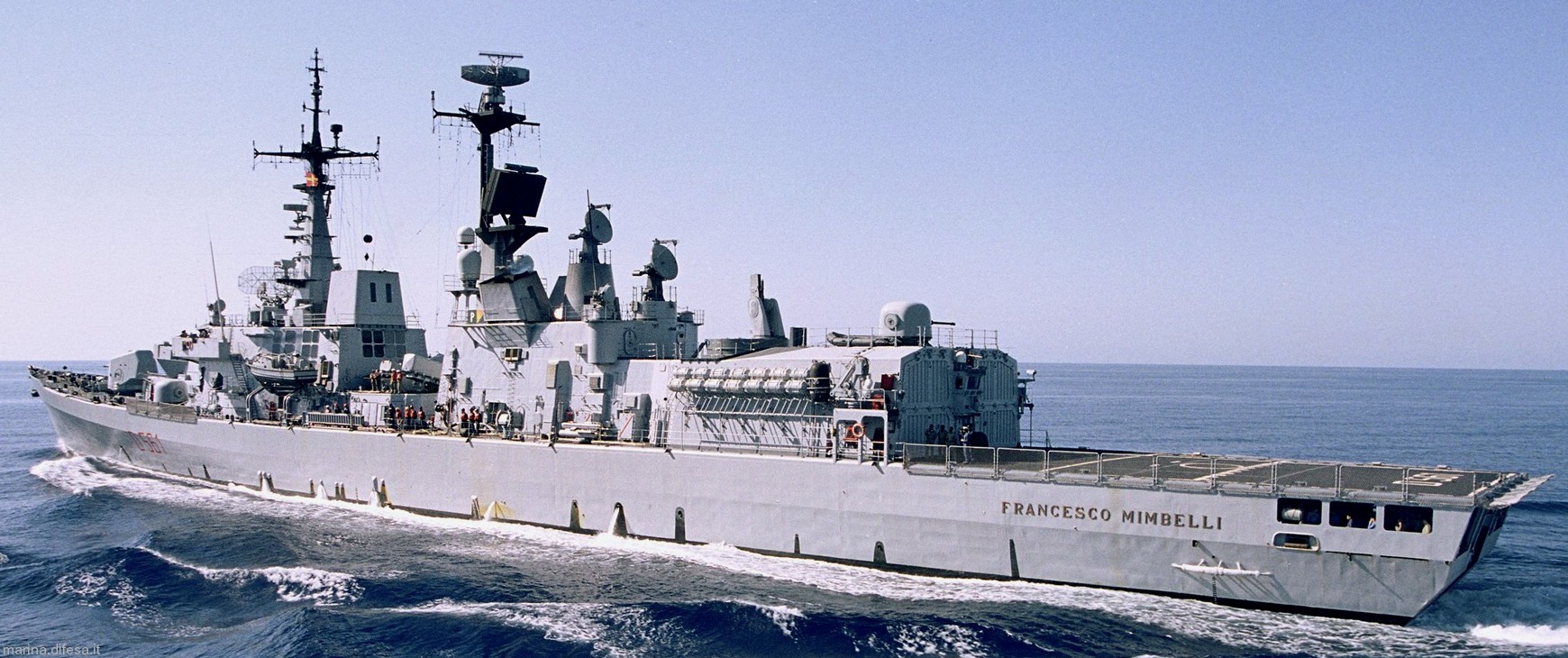 d-561 francesco mimbelli its nave guided missile destroyer ddg italian navy marina militare 40