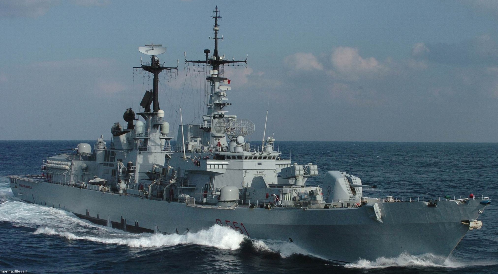d-561 francesco mimbelli its nave guided missile destroyer ddg italian navy marina militare 42