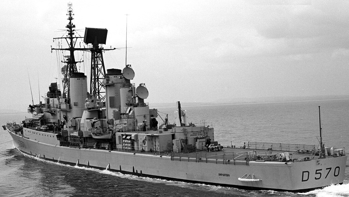impavido class guided missile destroyer ddg italian navy marina militare rim-24 tartar sam 05c