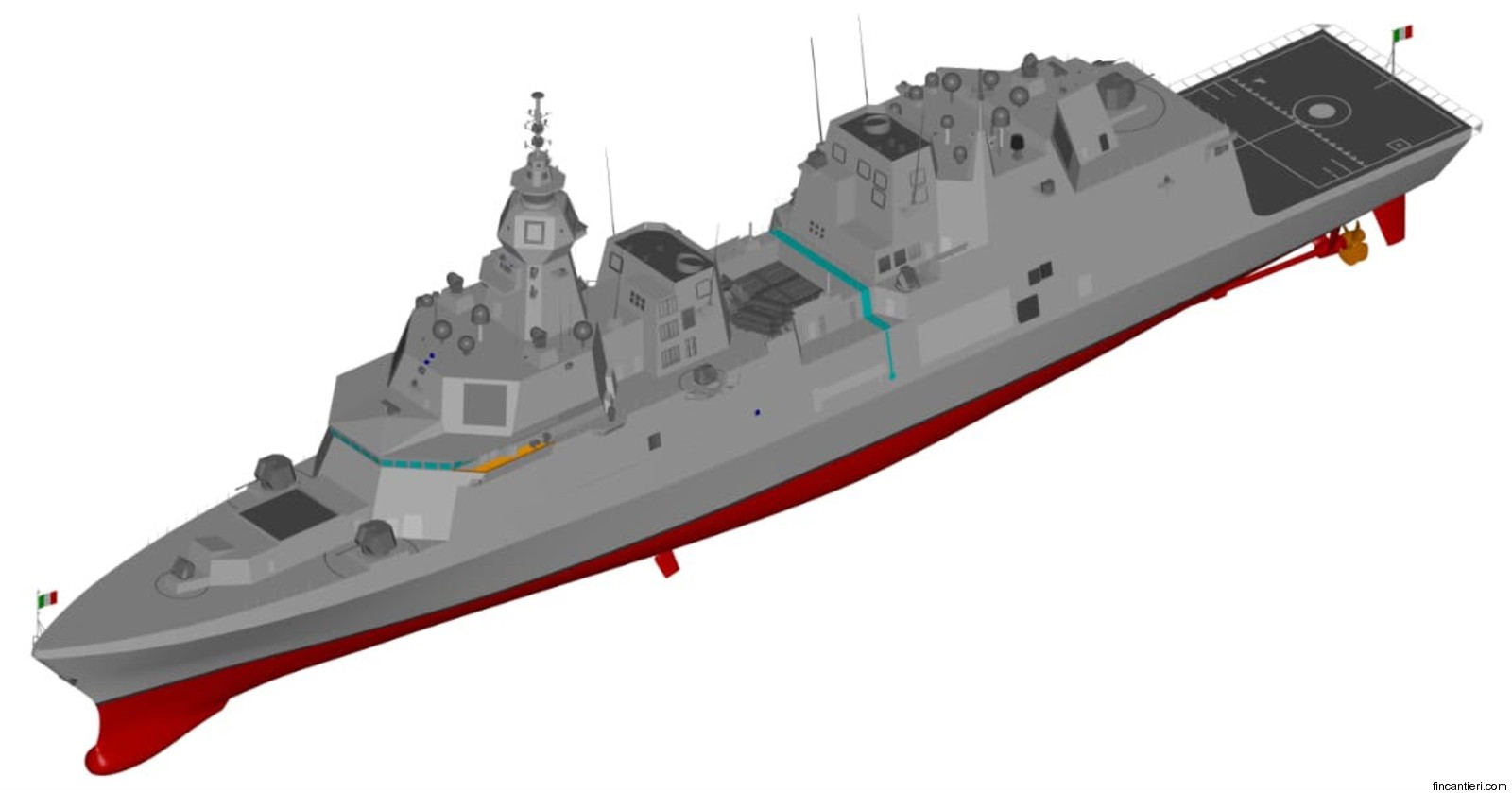 ddx guided missile destroyer ddgh italian navy marina militare fincantieri leonardo occar orizzonte 02