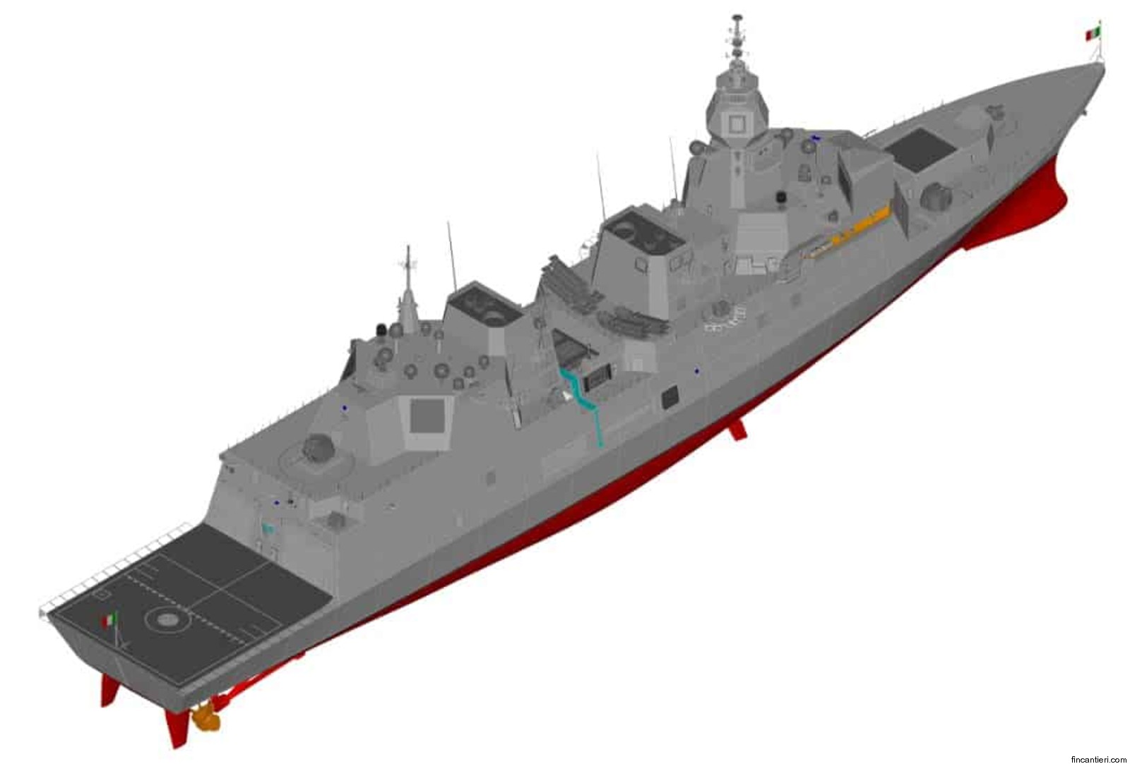 ddx guided missile destroyer ddgh italian navy marina militare fincantieri leonardo occar orizzonte 03