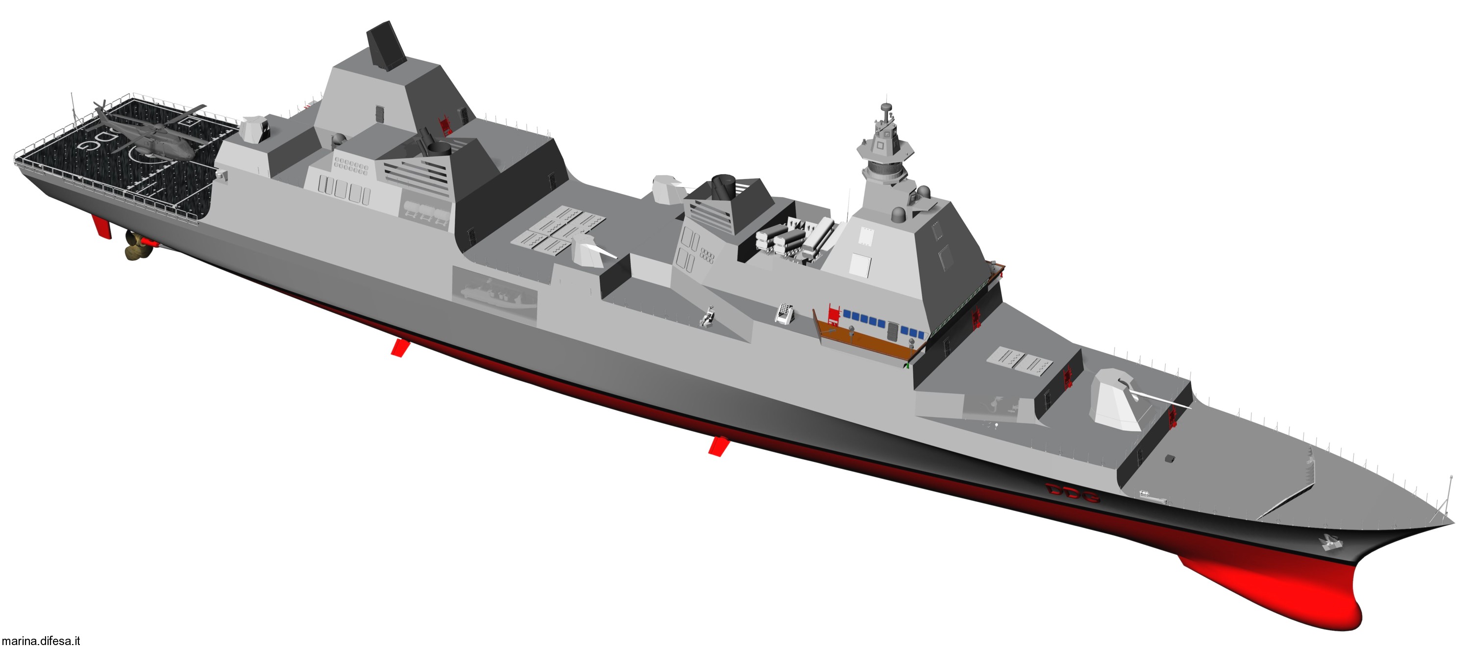 ddx guided missile destroyer ddgh italian navy marina militare fincantieri leonardo occar orizzonte 04