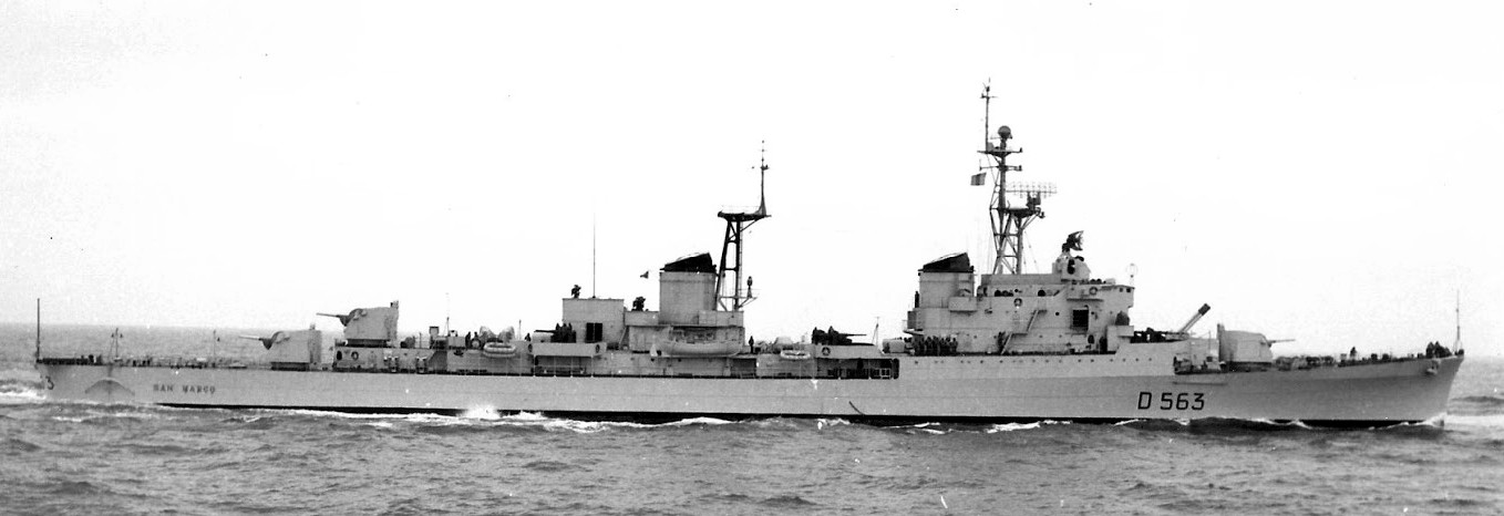 d-563 san marco giorgio class destroyer nave its italian navy marina militare mmi 02