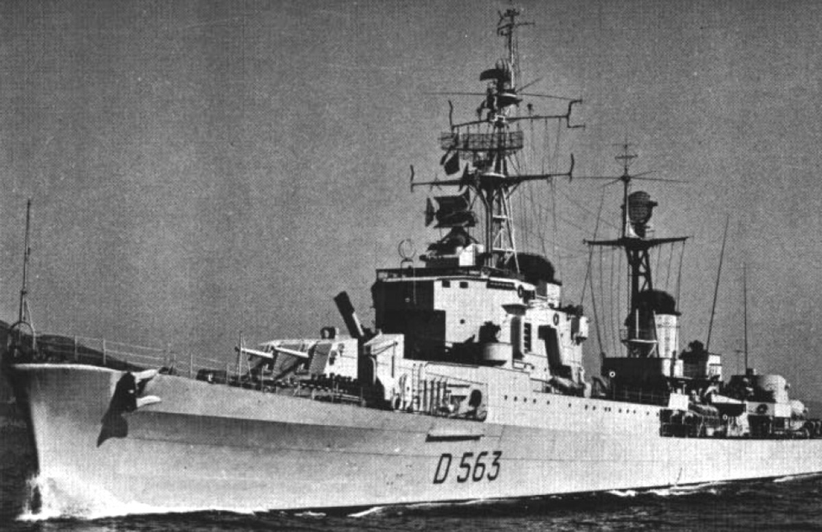 d-563 san marco giorgio class destroyer nave its italian navy marina militare mmi 03