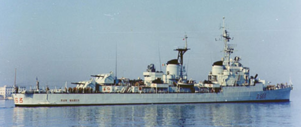 d-563 san marco giorgio class destroyer nave its italian navy marina militare mmi 04