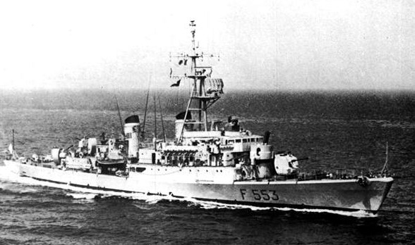 f 553 its castore centauro class frigate italian navy d 573 cantieri navali taranto