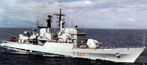 f 567 orsa its nave lupo class frigate italian navy marina militare italiana cantiere navale riva trigoso peru bap aguirre
