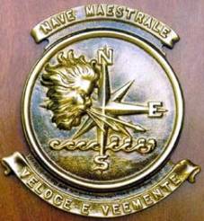 f 570 maestrale its nave crest insignia patch badge frigate italian navy