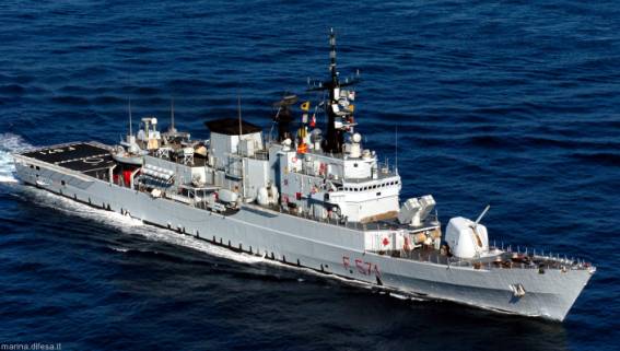 f 570 grecale its nave maestrale class frigate guided missile italian navy marina militare italiana cantiere navale muggiano la spezia
