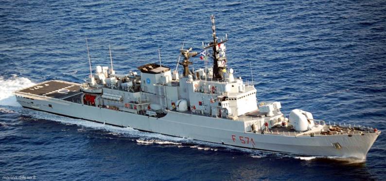 f 571 grecale frigate italian navy maestrale class