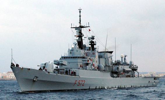 f 572 libeccio its nave maestrale class frigate guided missile italian navy marina militare italiana
