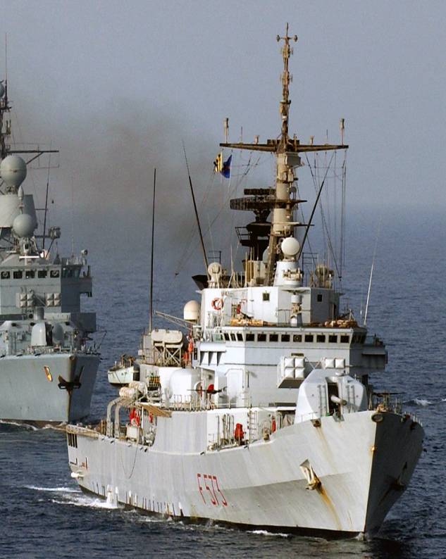 f 573 scirocco frigate italian navy